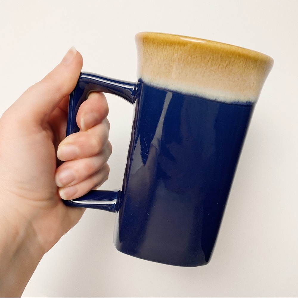 Large Glazed Ceramic Mug